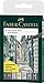 Faber-Castell Pitt Artist Soft Brush Pen, Set of 8, Shades of Grey (FC167808)