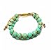 Fox Turquoise Healing Bracelet – Handmade Macrame Double Layer 8mm Gemstone Beads – Adjustable Chakra Jewelry for Women & Men – Yoga, Meditation, Anxiety Relief – USA Artisan (fox-turquoise)