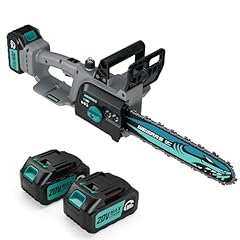 F-blue Brushless Chainsaw 12-inch With 2 Batteries