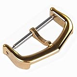 100 nuevo y de alta calidad. BrightBulb Relojes Accesorios Hebilla Acero Inoxidable Corchete Cuero Correa alfiler Hebilla para Bal-LON Blanc DE Car-Tier Ron-DE Solo-Oro 18mm
