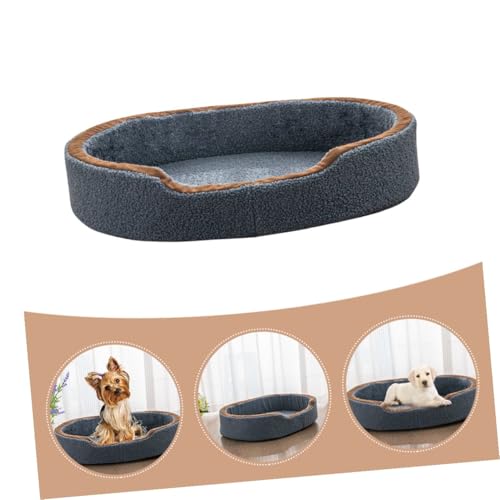 Tapis de couchage isolant contre le sol froid lit en peluche bleue pour chat - 7