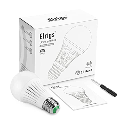 Ampoule LED E27 détecteur de mouvement 3000K lot de 2 réglable - 6