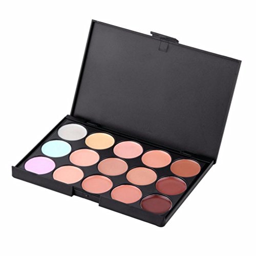 Susenstone20 pcs/set Makeup Brush Set (15 Colors Concealer + 20 BRUSH)