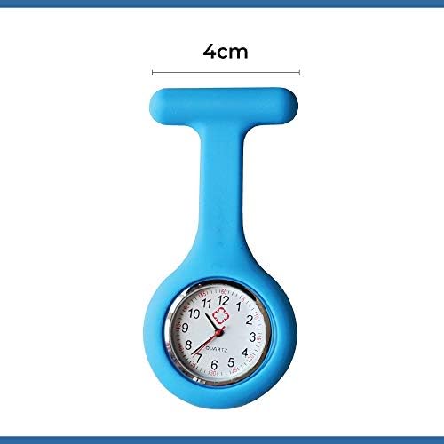 PCL Media ltd Nurses Fob Watch Brooch for Women for The Health Care Industry Nurses Watch Silicon