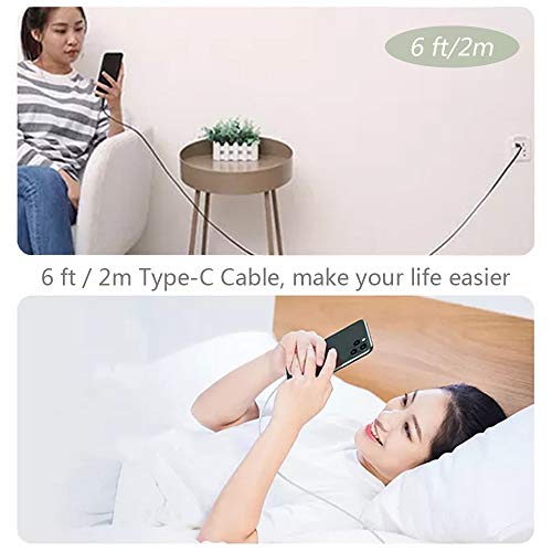 6Ft Usb-C To Usb Type A Fast Charger Data Type C Cable For Ipad Pro 12.9/11 2018 Galaxy Ultra S20+S10 S9 Note 10 Tab S4 Nintendo Switch,Macbook Air,Google Pixel 3A 2 Xl,Lg,Sony Xperia Xz,Oneplus 5 3T #TOP5