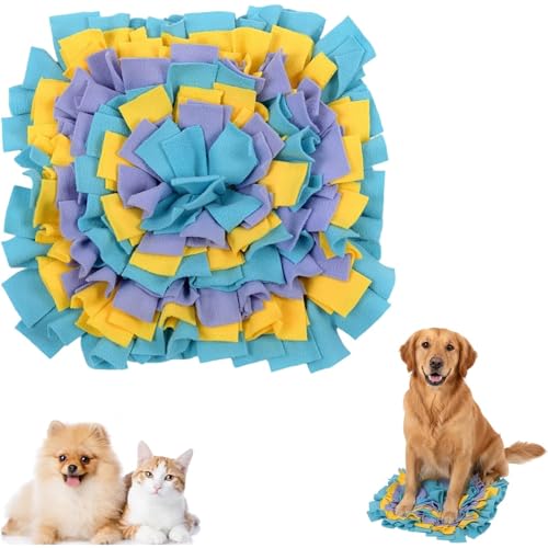 ToqoGeri Snuffle Mat for Dogs Encourage Pets to Use Their Natural Foraging Skills and Slow Feed Relieve Boredom Interactive Dog Toys Suitable for Small Medium Large Dog and Cat