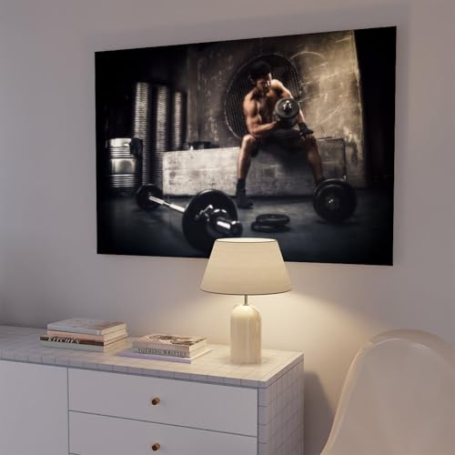 Décoration de bureau dynamique avec toile d'art athlétique