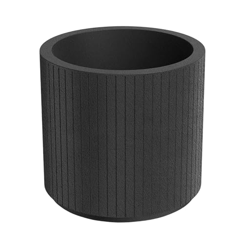 Doniczka Coro Round węgiel Ø48x45