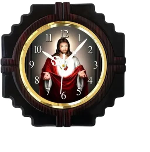 Image of BHATI Traders Traditional Analog Wall Clock for Living Room, Bedroom & Office BHATI Clock 140Brown
