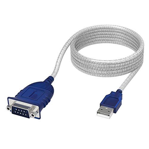 SABRENT 6 feet USB to RS-232 DB9 Serial 9 pin Adapter (SBT-USC6M)