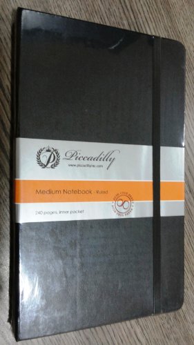 Bound Book- Black- Medium (Lined Both Sides)