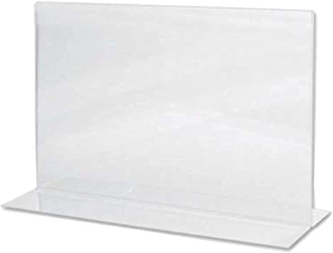 BPA 2 Sided T-Type A4 Acrylic Landscape Sign Holder (297 x 210 mm)