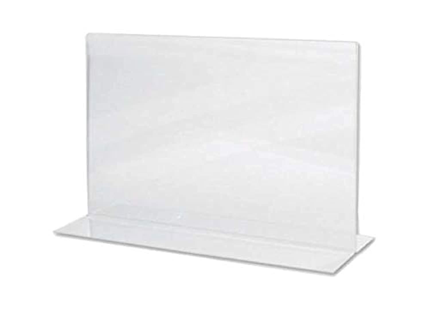 BPA 2 Sided T-Type A4 Acrylic Landscape Sign Holder (297 x 210 mm)