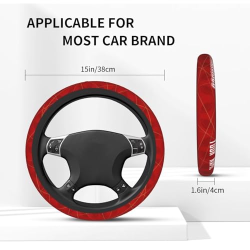 Generic GENERIC007 San Francisco Custom Car Steering Wheel Covers,Add Personalized Name,Non-Slip Steering Wheel Cover Car Interior Accessories,Universal 15 Inch Fit Suit thumb #3