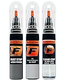 STYLO PEINTURE POUR VOITURE PRÉCIS. Le pinceau 2 en 1 et l'applicateur à aiguille offrent des résultats professionnels même en étant amateur. Kit de peinture de voiture pour réparer rapide et facile qui répare avec précision les rayures les plus fines. Résultats parfaits à chaque fois.