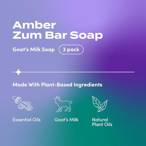 Zum Bar Goat's Milk Soap - Amber - 3 oz (3 Pack)