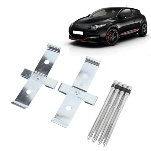 SIXRUN Zestaw Osprzętu Zacisku Hamulca Tarczowego Przedniego Zestaw Sworzni Klocków Hamulcowych Zestaw Klipsów LX0469 dla RS 250 265 275 SPORT 2008 do 2022 z metalową konstrukcją