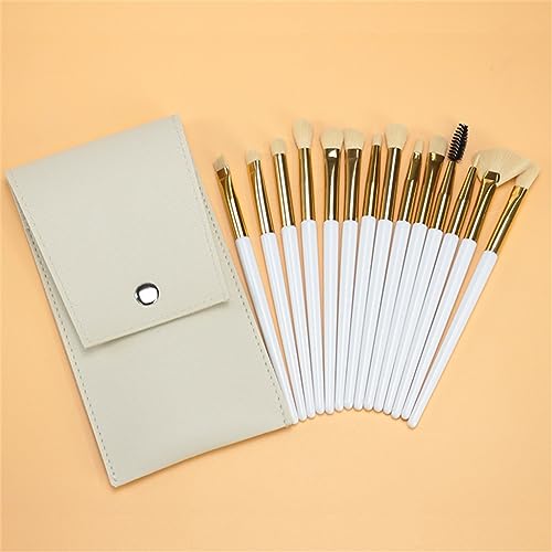 MADALIAN 14 Eye Shadow Brushes Set Eye Highlighting and Crouching Brushes Makeup Tools Complete Set - Image 4