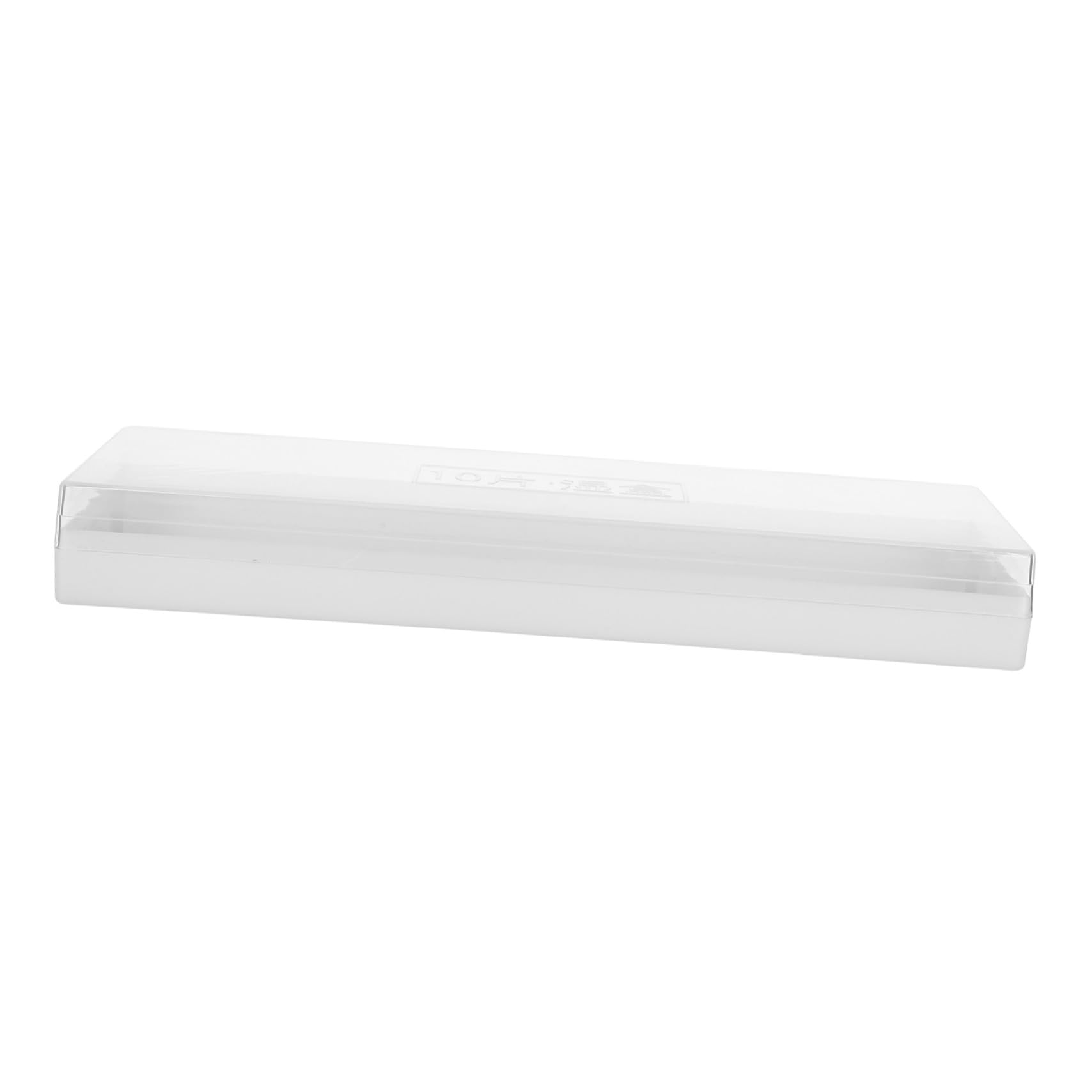 PRETYZOOM Lot De 5 Lames De Microscope Rectangulaires en Verre Transparent Support D'Expédition pour Mini Lames De Microscope De Laboratoire Transparent - Laboratoire