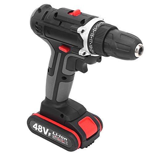 ANKROYU Electric Screwdriver Set, Electric Drill Machine, 2 Speed Multifunctional Drilling Machine, Cordless Hand Electric Drill for Drilling Screws