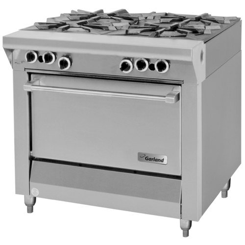 Master Series Heavy Duty 34" Gas Range with (4) by Garland – 34 inches, Iron, Model M44R