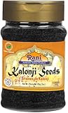 Rani Kalonji (Black Seed, Nigella Sativa, Black Cumin) Seeds 3oz (85g) PET Jar ~ All Natural | Gluten Friendly | NON-GMO | Kosher | Vegan | Indian Origin
