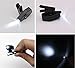Wringo 2PCS Universal Flexible LED Clip On Mini Book Reading Light Adjustable LED Night Lamp for Safety Eyeglasses Camping Reader (Glasses NOT Included)