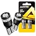 AUXITO LED Bulbs 168 175 194 2825 W5W T10 24-SMD 3014 Chipsets for Car Interior Dome Map Door Courtesy License Plate Lights, Pack of 2