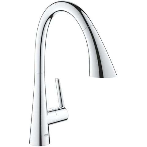 Grohe Zedra Grifo de cocina extraíble con 3 opciones de rociado Cover