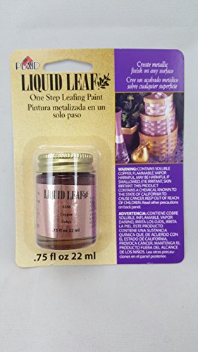 Plaid Liquid Leaf copper