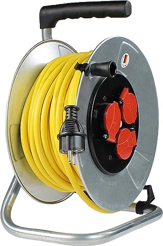 Tambor de cable K35 de chapa de acero con protección térmica e IP44 exterior 7