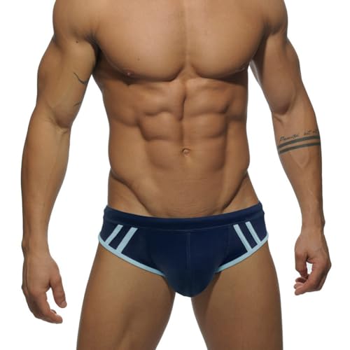 Bañador slip de natación hombre YK2525 de secado rápido con cordón para surf seguro en playa