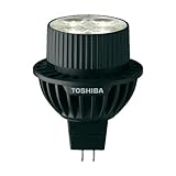 Wattage: 9 W Toshiba E-core GU5.3 9 Watt MR16 LED 3000 K 35 Grad Beam, warm weiß