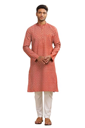 Image of BE ACTIVE Cotton | Traditional and Elegant Look | Indian Kurta for Men | Full Sleeve Kurta
