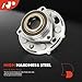 A-Premium 2 x Front or Rear Wheel Bearing and Hub Assembly with 5-Lug Compatible with Chevy GMC Buick Cadillac - 2010-2020 - Equinox Malibu Impala Terrain LaCrosse Regal Allure CTS XTS