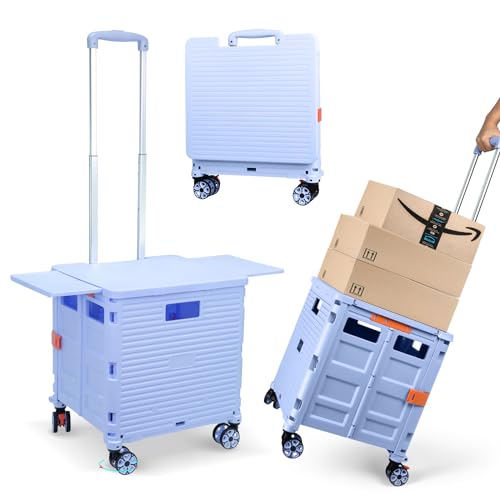 Chariot utilitaire pliable pour enseignants shopping et extérieur - 2