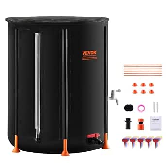 VEVOR Barril de Lluvia Plegable 201L