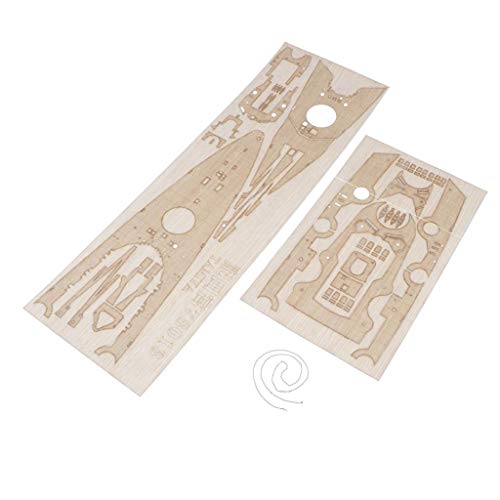 Pont de navire 1/350 kowaku pièces détachées bois maquette bateau