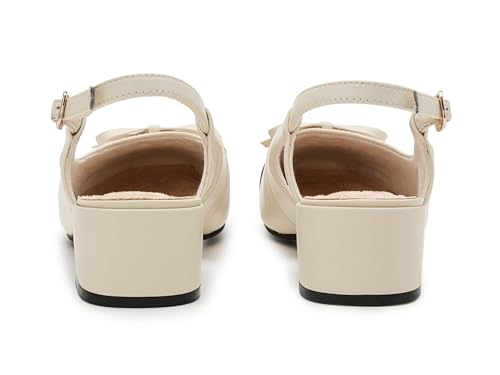 Clarks Collection Women's Iridessa Sling Pump, Cream Multi Leather, 9 Medium US by Clarks - Used condition - Image 8
