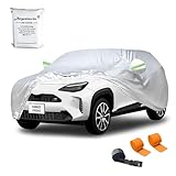 ヤリスクロス車カバーボンネットプロテクター防塵防輻射紫外線黄砂対策Yaris Cross GR SPORTS SUV car covers ボディプロテクター日焼け止め防水台風対策 ハイブリッド車ガソリン車フロントガラスカバー 車 フロントプロテクター