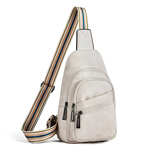 Mroede Sling Bag Crossbody Bags for Women Small Cross Body Bag Fanny Packs Chest Sling Purse for Daily Travel Leisure Sport