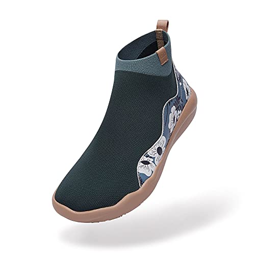 UIN Women's Walking Shoes High Top Knitted Boots Casual Lightweight Comfort Fashion Sneaker Madrid3