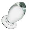 Glas Dildo Buttplug Kristall Analplug Glasplug Sexspielzeug Anfänger Analspielzeug für Frauen Männer Masturbation G-Punkt Stimulation Butt Plug Penis Sex-Toys (5.7x11.5 cm) #3