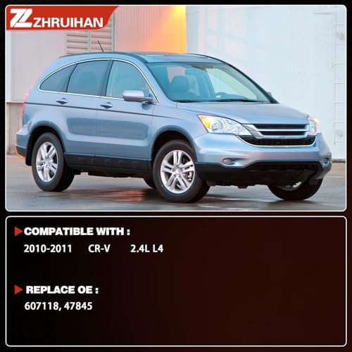 409 Stainless Steel Exhaust Muffler Resonator Pipe Compatible with 2010-2011 CR-V 2.4L L4, Free Gaskets, Hanger and Bolt Kit included, Repklace OE: 607118, 604136, 47845 — 사진 2