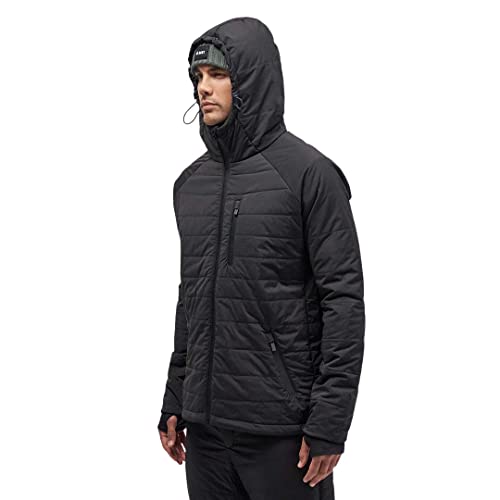 Lé Bent Men's Pramecou Wool Insulated Hooded Jacket4