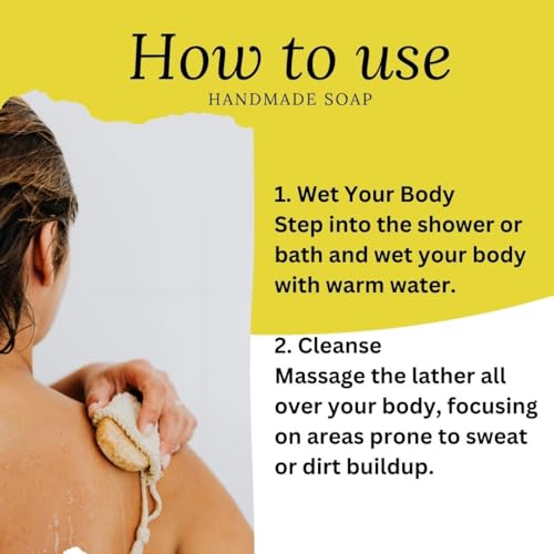 Image of Khadi Lemon Handmade Bathing Soap Bar 125g | Natural & Herbal | Enriched with Vitamin C | Deep Cleansing For Glowing & Brightening Skin | Help Control Acne & Blemishes | All Skin Types
