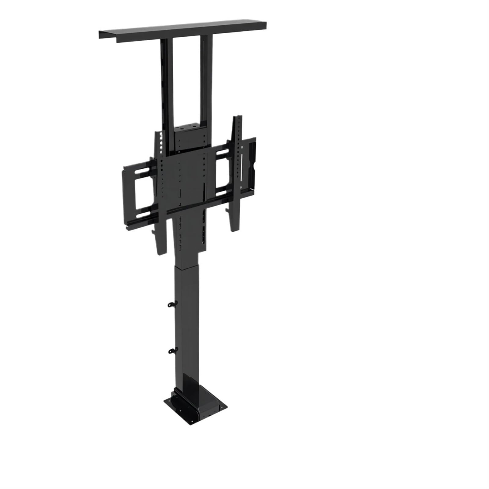 POLGDW Motorised Tv Bracket Compact Electric Automatic Mechanism Motorised TV Lift Stand with Remote Control Height Adjustable Drop Down TV Mount(Range 575)