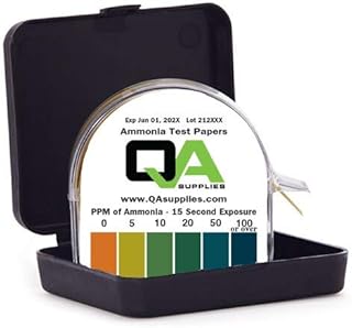 Hydrion Ammonia Test Papers 0-100 ppm, Single 15 ft. Roll