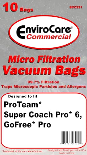 Sac d'aspirateur ProTeam Super Coach 6 Qt microfiltration performance - 3