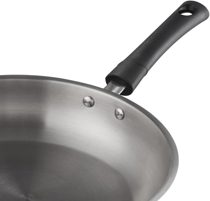 by Sylver Sandwich-Bottom Triply Stainless Steel 2 Pcs Cookware Set - Kadhai with Lid (22 cm, 2 LTR), Fry Pan with Lid (22 cm, 1.5 LTR) (Induction Friendly)